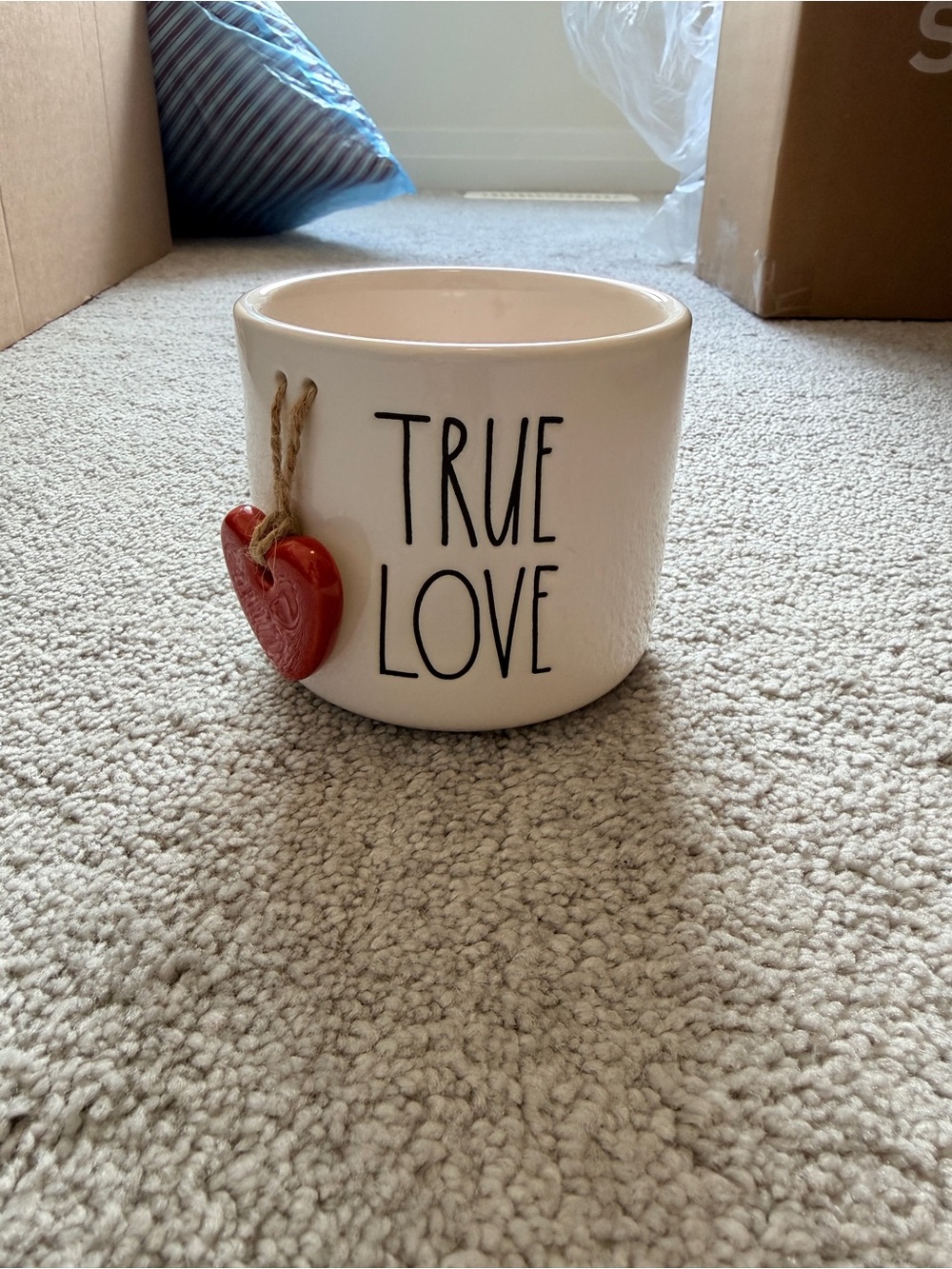 Rae Dunn True Love Plant Holder